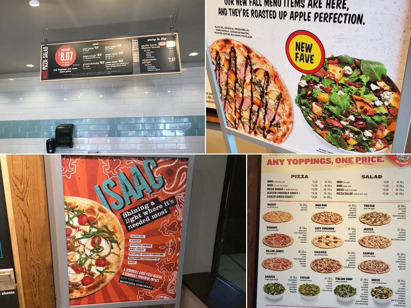 MOD Pizza Menu