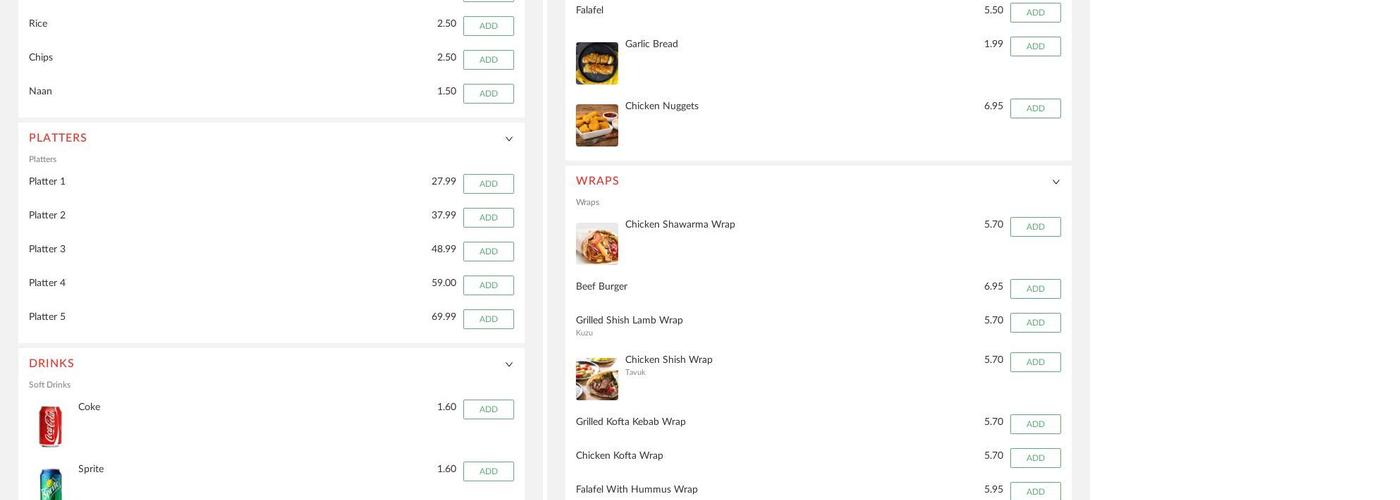 Lilo Grill House Menu