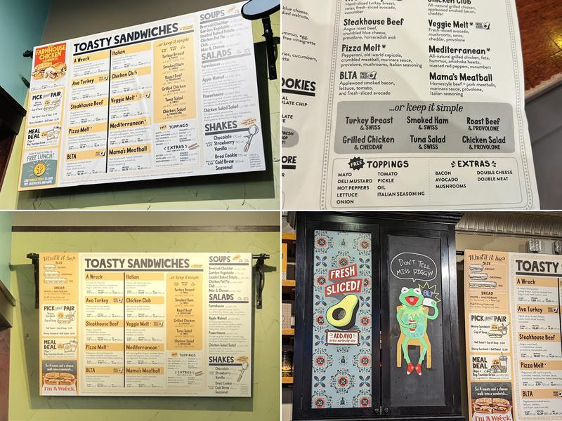 Potbelly Menu