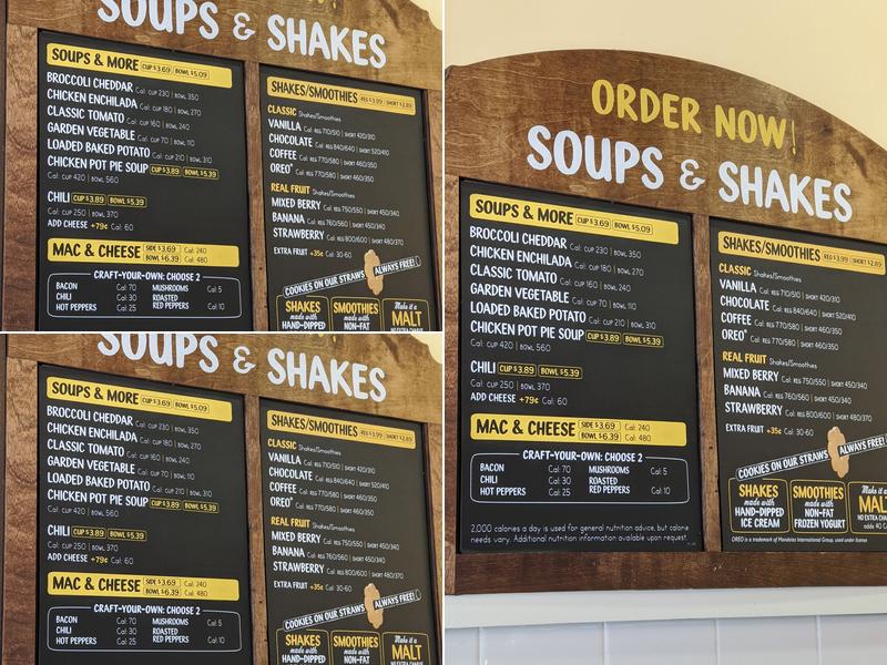 Potbelly Menu