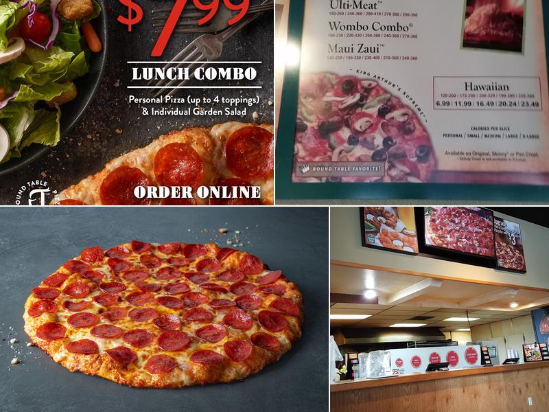Round Table Pizza Menu