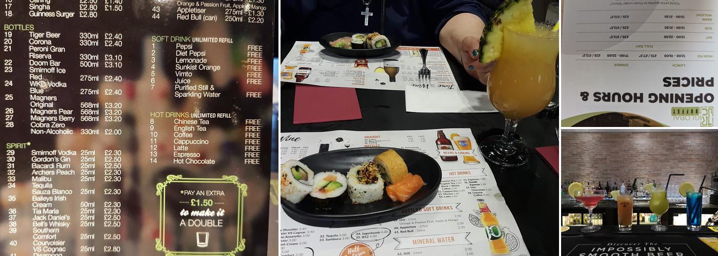 JRC Global Buffet Cardiff Bay Menu