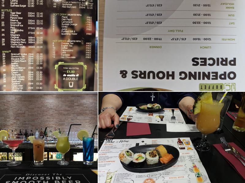 JRC Global Buffet Cardiff Bay Menu