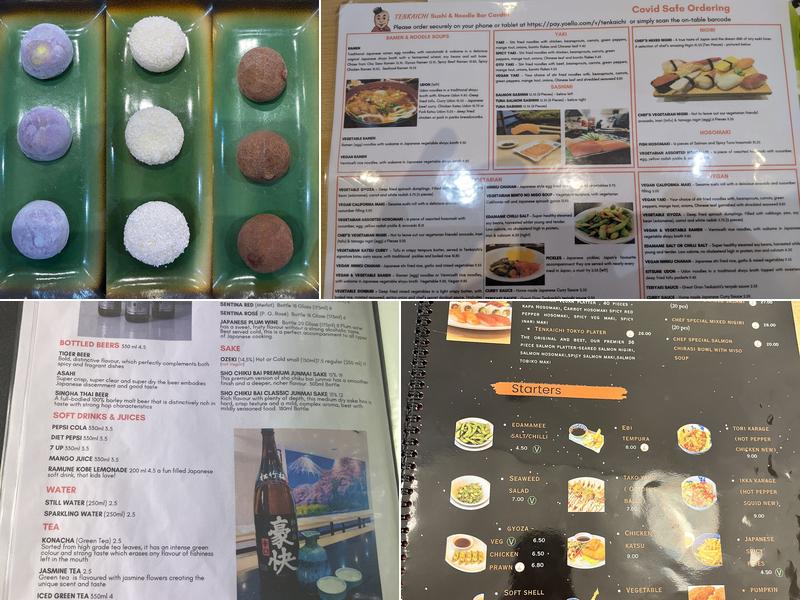 Tenkaichi Sushi and Noodle Bar Menu