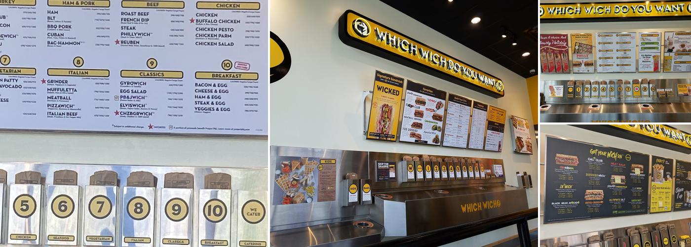 Which Wich Superior Sandwiches - Tigard Menu