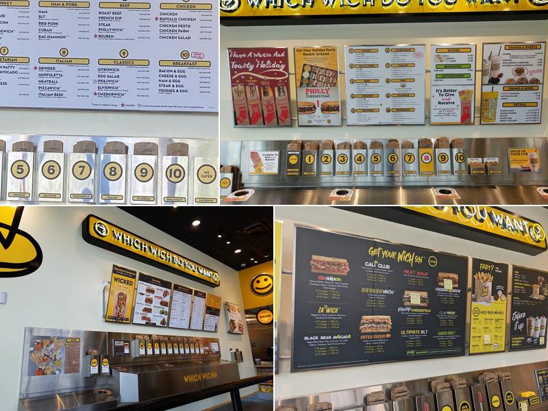 Which Wich Superior Sandwiches - Tigard Menu