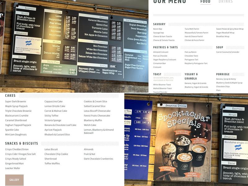 Coffee#1 Pontcanna Menu