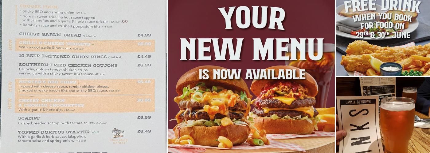 The Owain Glyndwr Menu