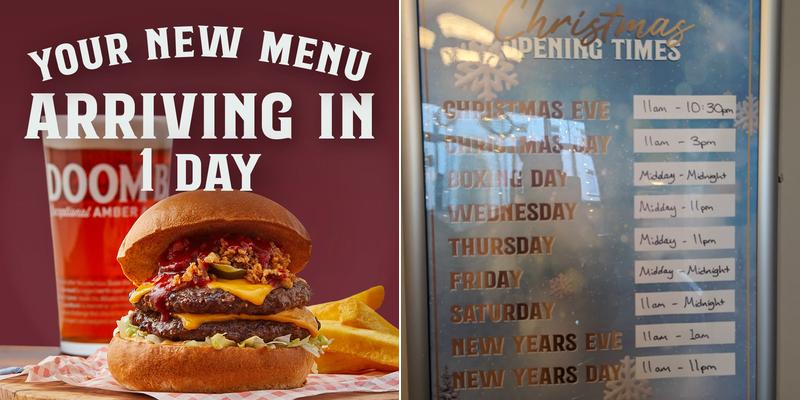 Mackintosh Hotel Menu