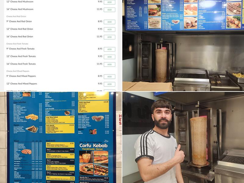 Corfu Kebabs Seagate Menu