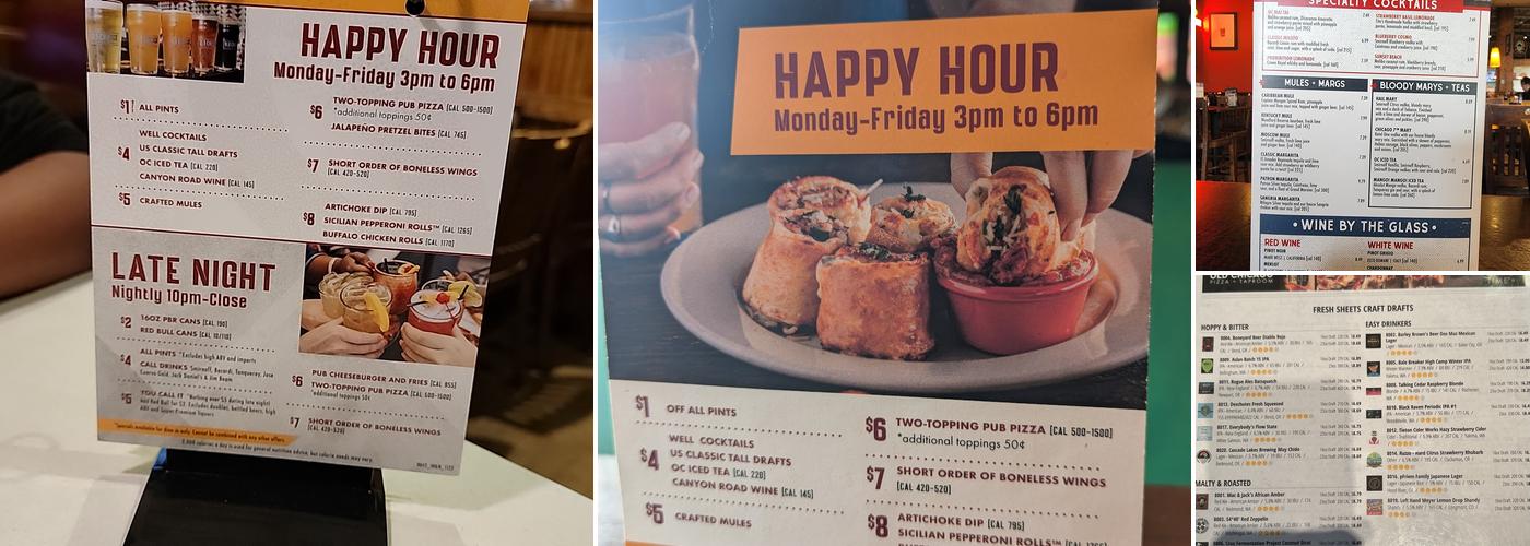 Old Chicago Pizza + Taproom Menu