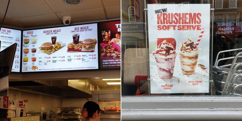 KFC Hastings - Wellington Place Menu