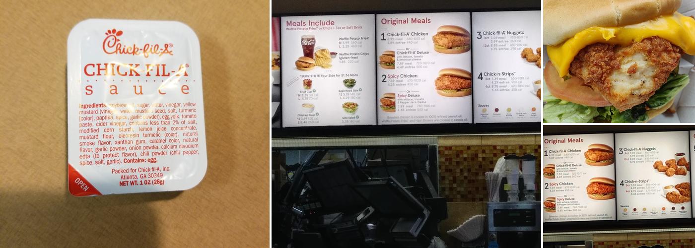 Chick-fil-A Menu