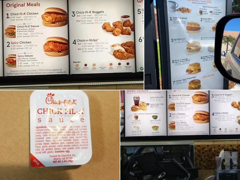 Chick-fil-A Menu