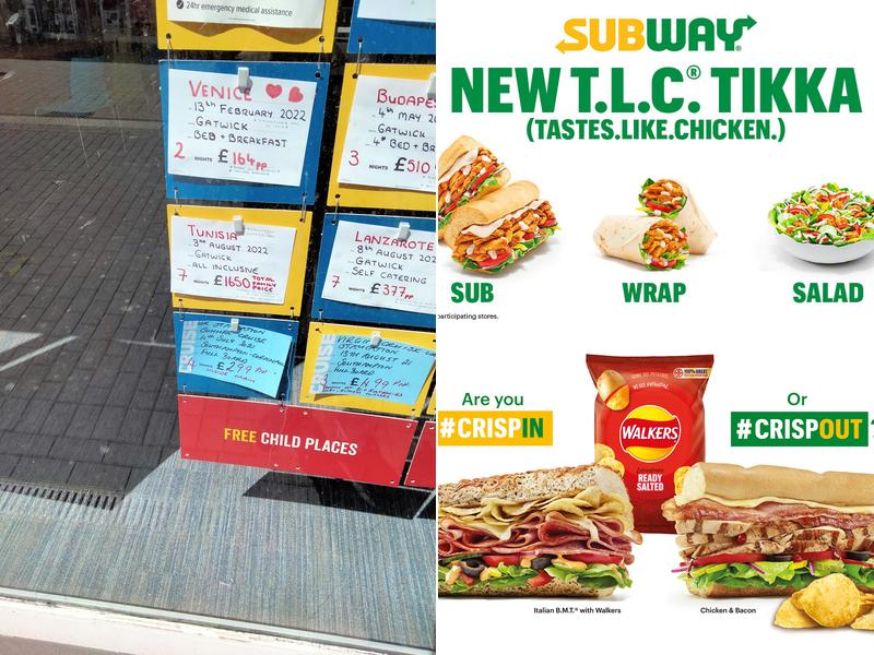 Subway Menu