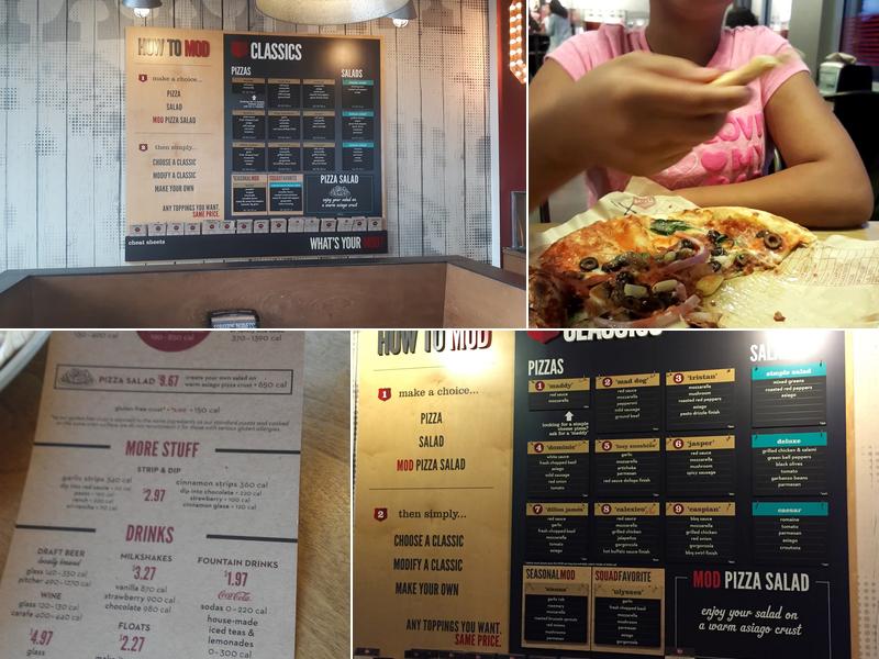 MOD Pizza Menu