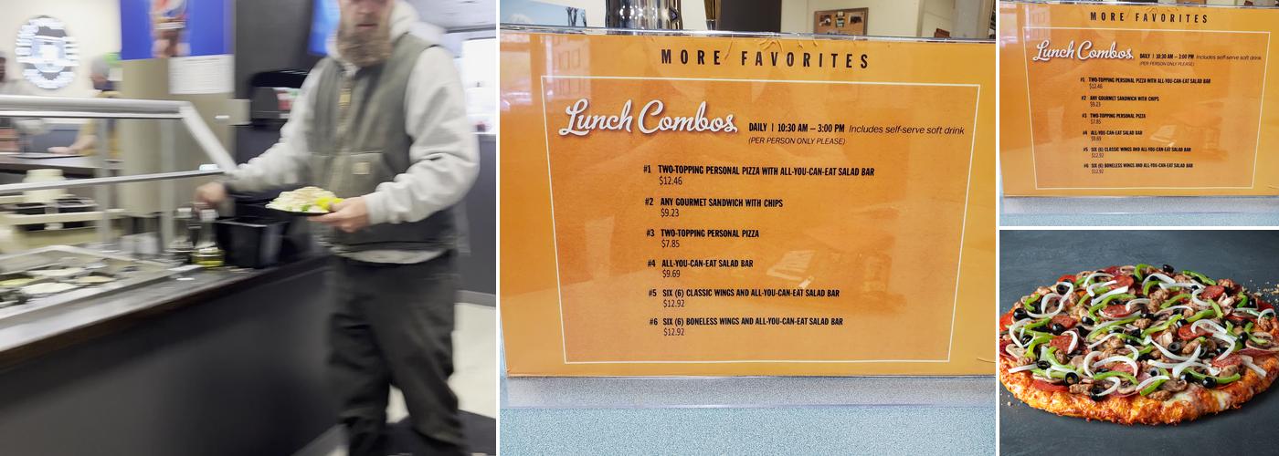 Round Table Pizza Menu
