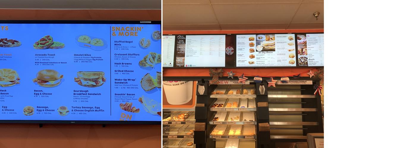 Dunkin' Menu