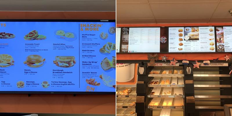 Dunkin' Menu