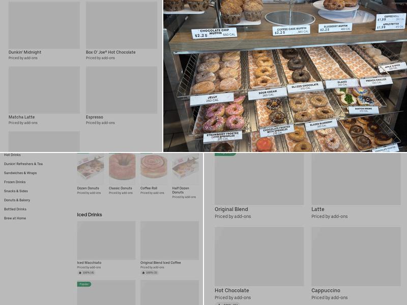 Dunkin' Menu