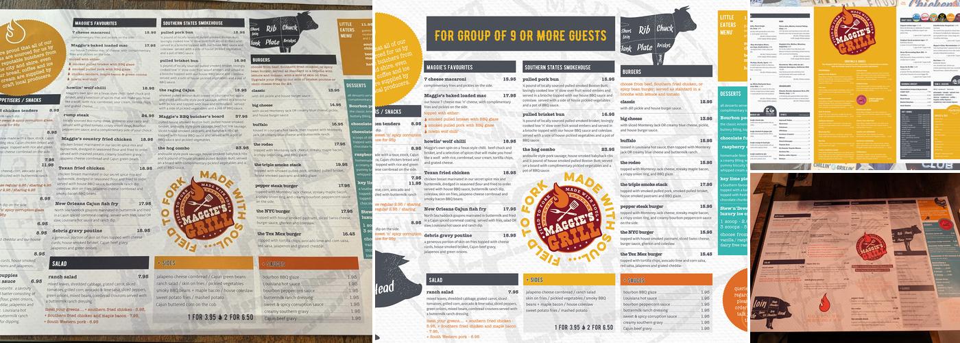 Maggie's Grill Menu