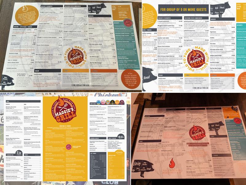 Maggie's Grill Menu
