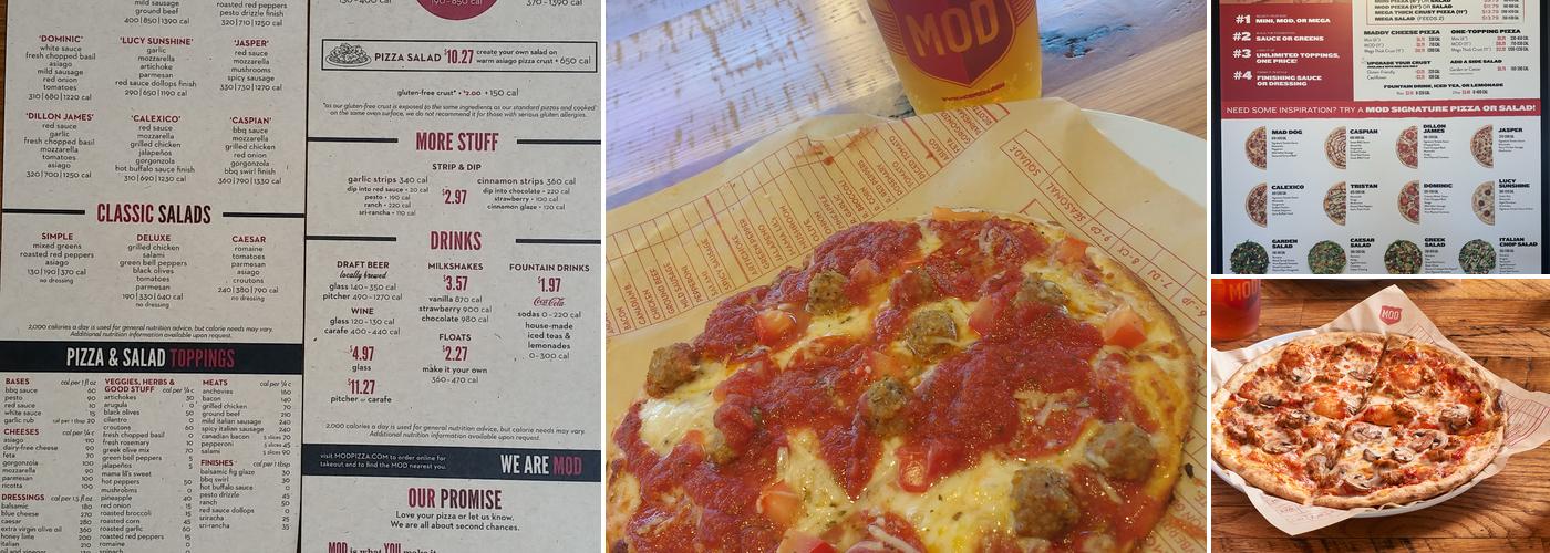 MOD Pizza Menu