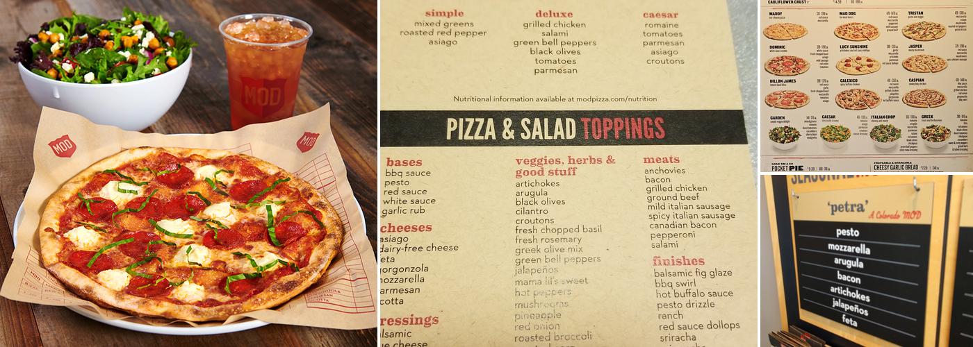 MOD Pizza Menu
