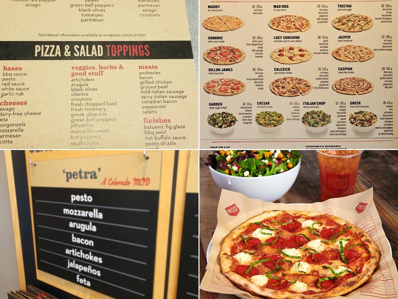 MOD Pizza Menu
