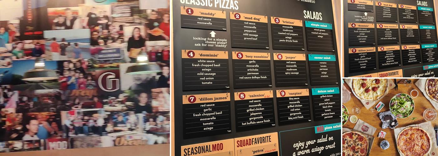 MOD Pizza Menu