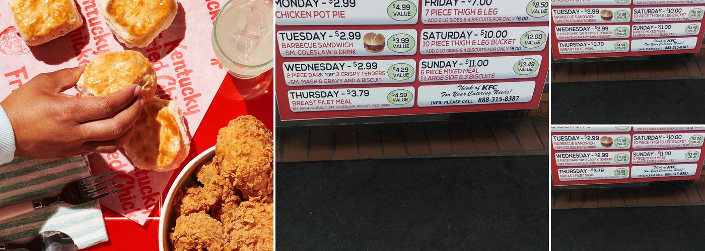 KFC Menu