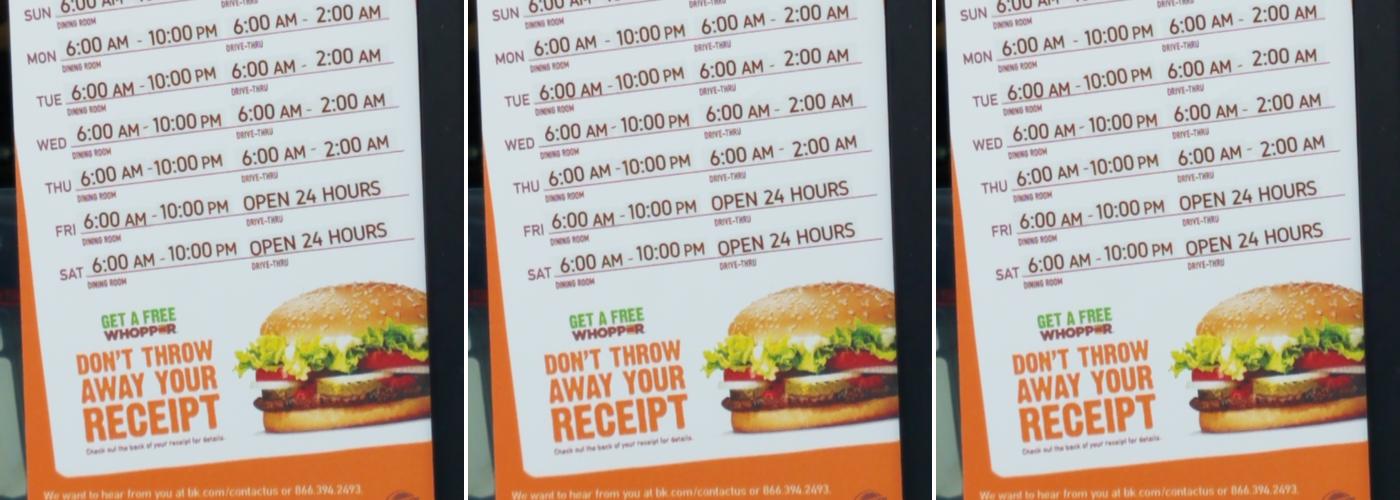 Burger King Menu