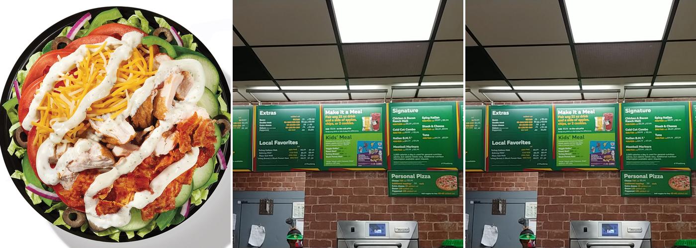 Subway Menu