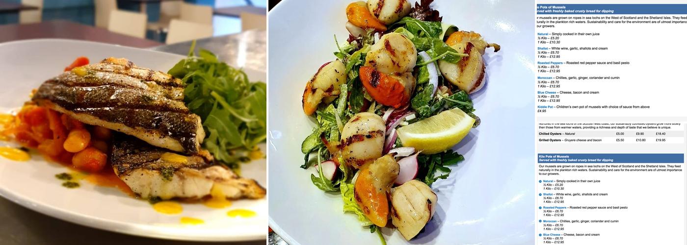 Mussel Inn Seafood Restaurant Menu