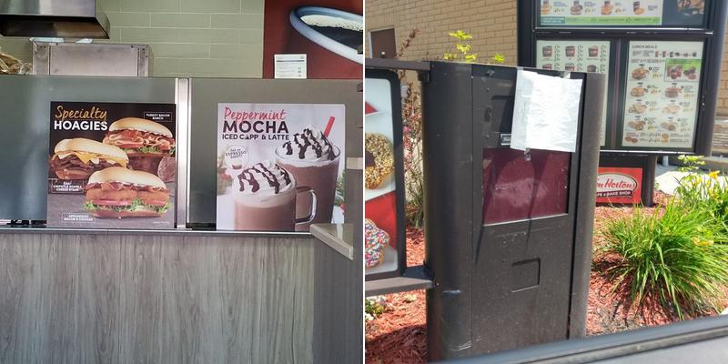 Tim Hortons Menu