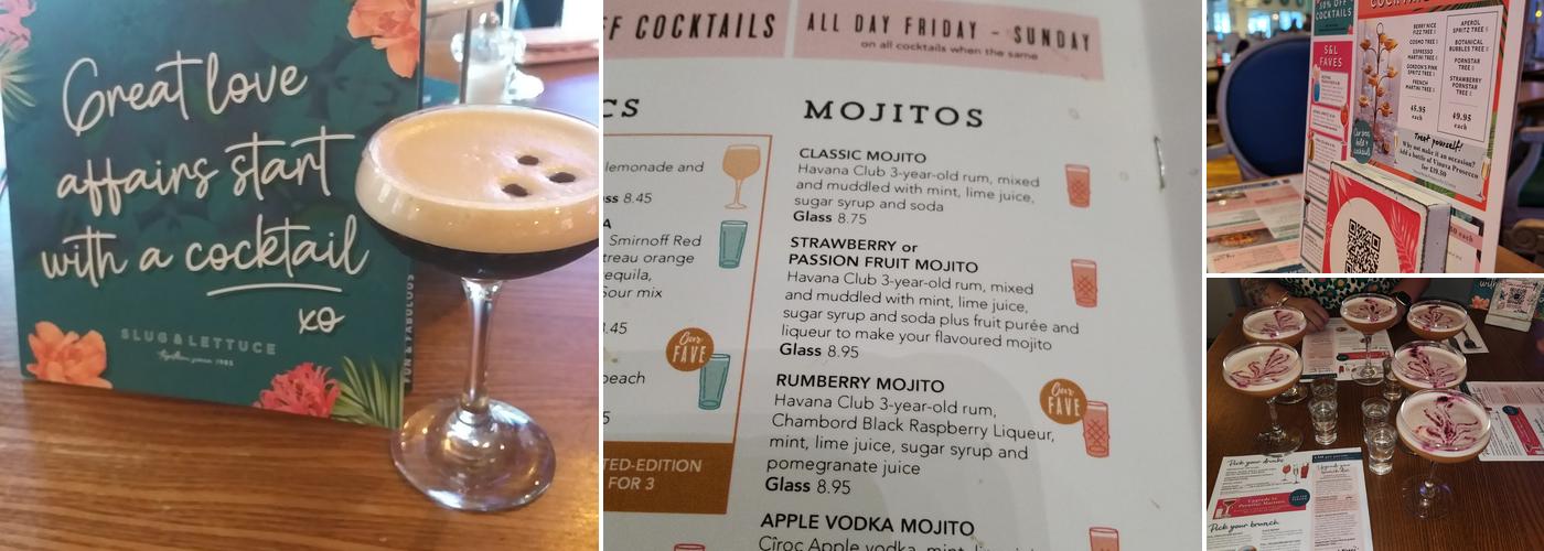 Slug & Lettuce - Omni Centre Edinburgh Menu