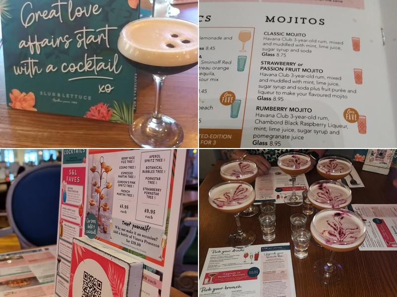 Slug & Lettuce - Omni Centre Edinburgh Menu