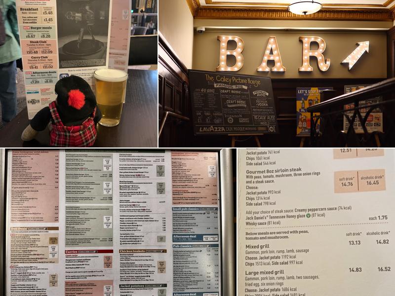 The Caley Picture House - JD Wetherspoon Menu