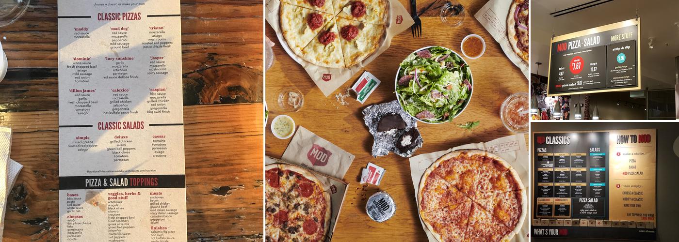 MOD Pizza Menu