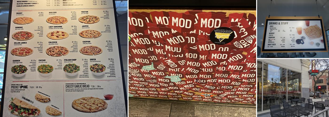 MOD Pizza Menu