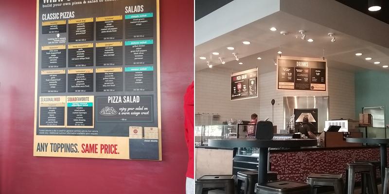 MOD Pizza Menu