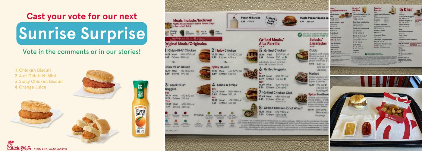 Chick-fil-A Menu