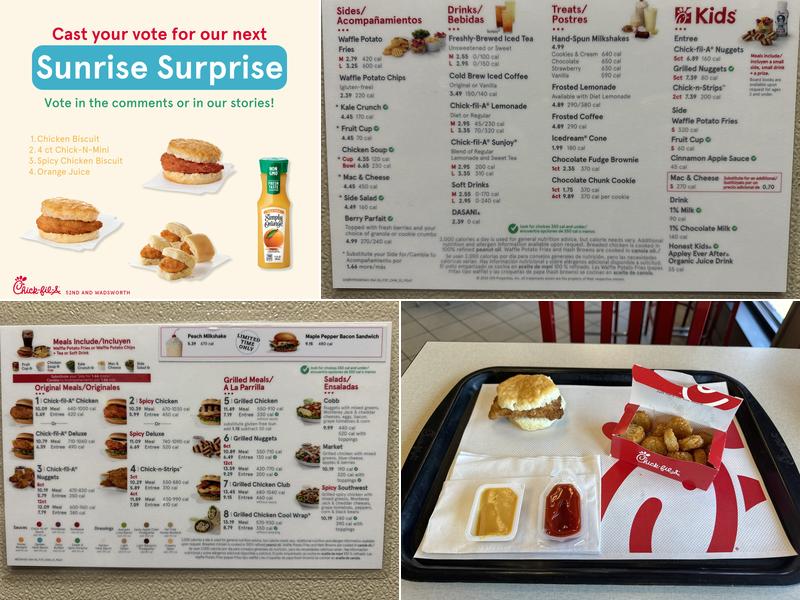 Chick-fil-A Menu