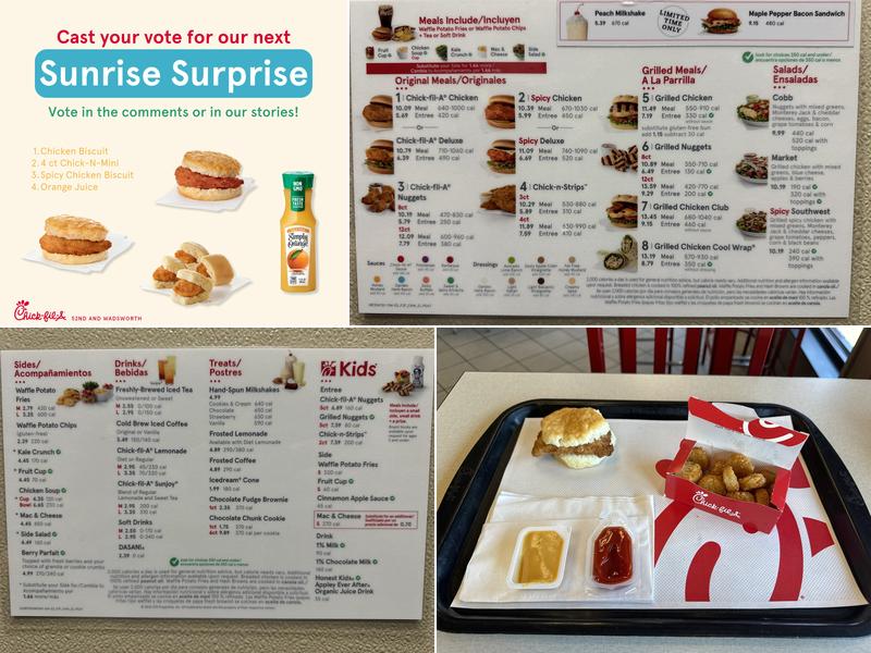 Chick-fil-A Menu