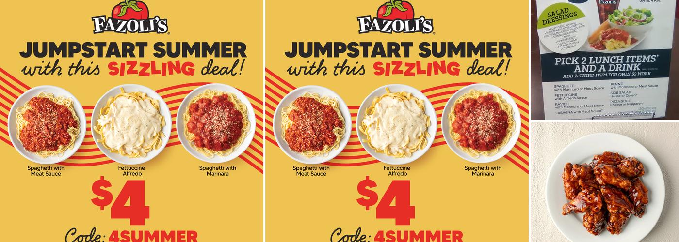 Fazoli's Menu