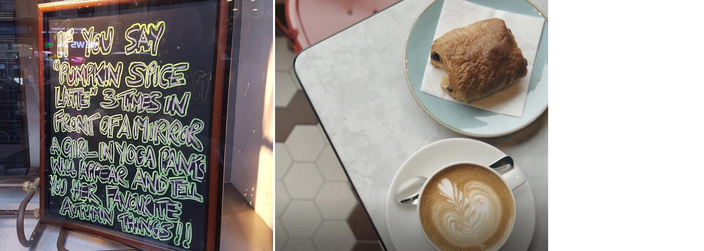 Gordon Street Coffee Menu