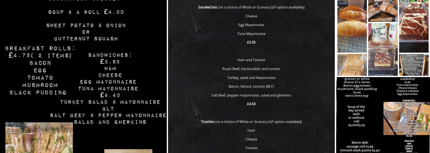 Boycott Farm Shop Menu