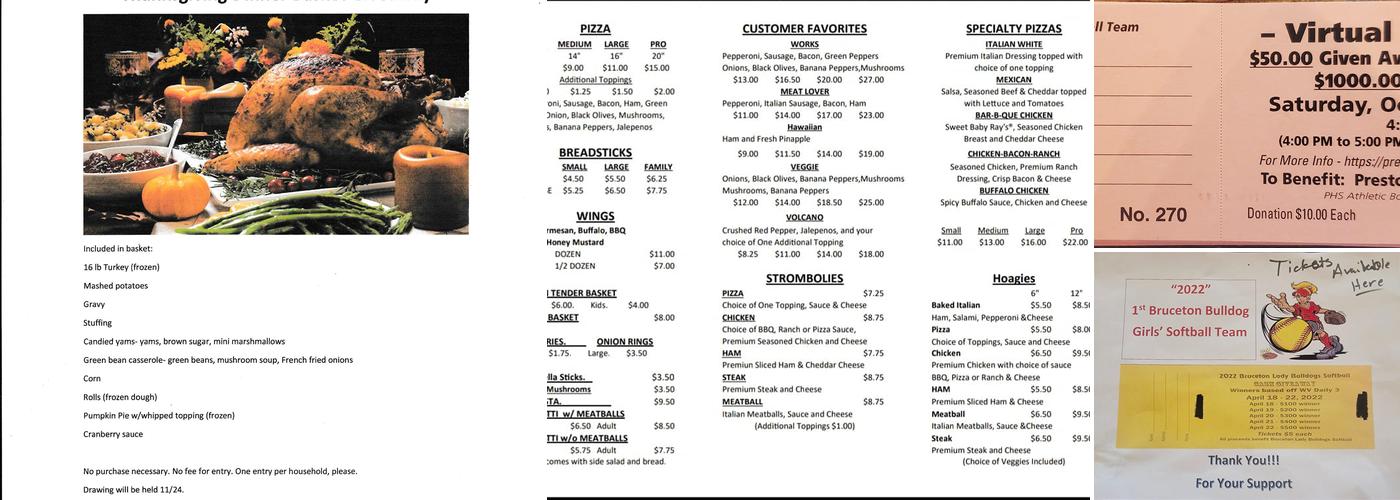 Pizza Pro Menu