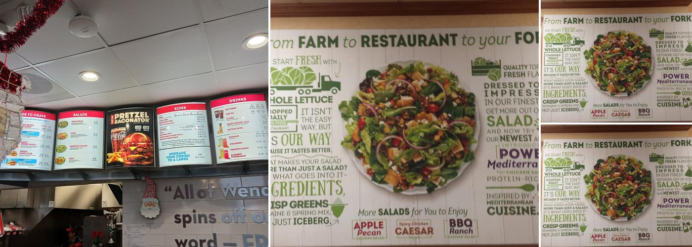Wendy's Menu