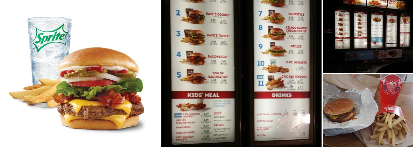 Wendy's Menu